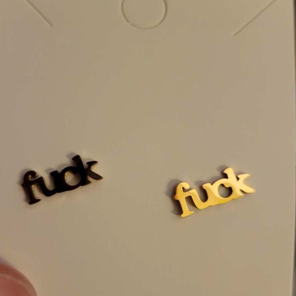 🤬 F*ck Earrings 🤬 - Picture 4 of 4